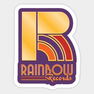 Rainbow Records Sticker